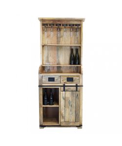 Cosma MOBILE YORICK IN LEGNO DI MANGO MARRONE 90 X 40 X H190 CM