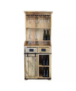 Cosma MOBILE YORICK IN LEGNO DI MANGO MARRONE 90 X 40 X H190 CM