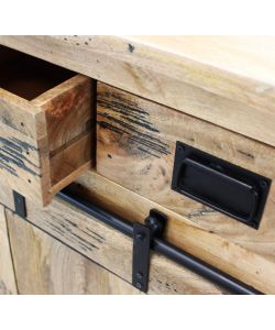 Cosma MOBILE YORICK IN LEGNO DI MANGO MARRONE 90 X 40 X H190 CM