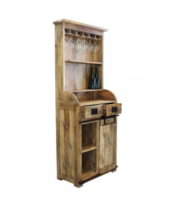 Cosma MOBILE YORICK IN LEGNO DI MANGO MARRONE 90 X 40 X H190 CM