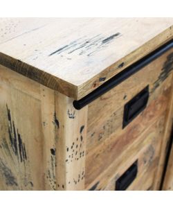 Cosma Mobile Vergil in Legno Marrone 150x45x90 cm con Ante Scorrevoli