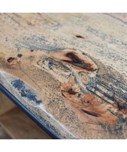 Cosma Porta TV in Legno di Mango Marrone 150x45x60 cm con Cassetto