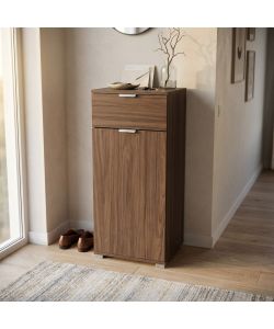 Cosma Mobiletto 1 Anta e 1 Cassetto Marrone 45x38x103 cm