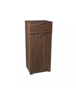 Cosma Mobiletto 1 Anta e 1 Cassetto Marrone 45x38x103 cm