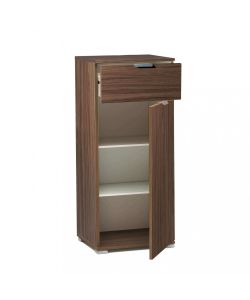 Cosma Mobiletto 1 Anta e 1 Cassetto Marrone 45x38x103 cm
