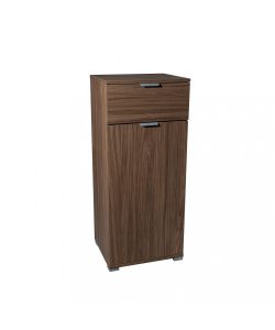 Cosma Mobiletto 1 Anta e 1 Cassetto Marrone 45x38x103 cm
