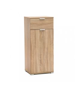 Cosma Mobiletto 1 Anta 1 Cassetto Naturale Marrone Chiaro 45x38x103 cm