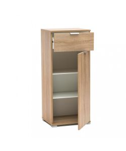 Cosma Mobiletto 1 Anta 1 Cassetto Naturale Marrone Chiaro 45x38x103 cm