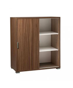 Cosma Mobiletto 2 Ante Scorrevoli Marrone cm 75x38x85 h - Contemporaneo