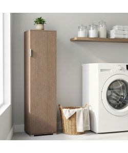 Cosma Portascope Rovere Grigio 40x33x151 cm Mobile Su Pavimento