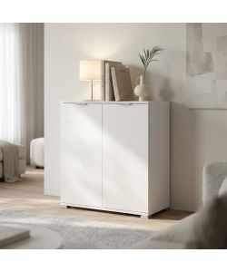 Cosma Armadietto 2 Ante Bianco 75x38x85 cm - Truciolare Bilaminato