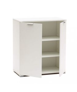 Cosma Armadietto 2 Ante Bianco 75x38x85 cm - Truciolare Bilaminato