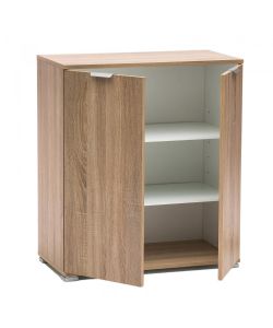 Cosma Mobiletto 2 Ante Marrone Chiaro 75x38x85 cm in Truciolare Bilaminato