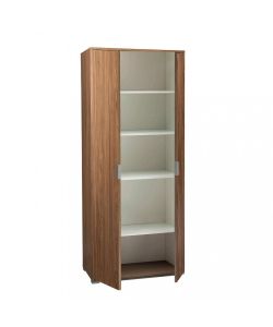 Cosma Armadio 2 Ante Marrone 75x38x174 cm in Truciolare Bilaminato