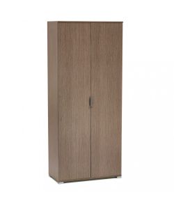Cosma Armadio 2 Ante Rovere Grigio 75x38x174 cm - Truciolare Bilaminato