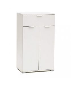 Cosma Mobiletto 2 Ante e 1 Cassetto Bianco 60x38x103 cm