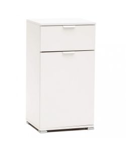 Cosma Mobiletto 1 anta e 1 cassetto bianco 45x38x85 cm truciolare