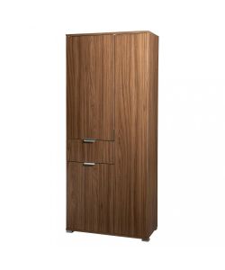 Cosma Armadio 3 ante e 1 cassetto marrone 75x38x174 cm truciolare