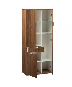 Cosma Armadio 3 ante e 1 cassetto marrone 75x38x174 cm truciolare