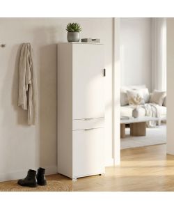 Cosma Armadio 2 Ante e 1 Cassetto Bianco 45x38x174 cm Truciolato