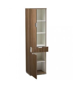 Cosma Armadio 2 Ante 1 Cassetto Marrone Truciolato 45x38x174 cm