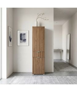 Cosma Armadio 2 Ante 1 Cassetto Marrone Truciolato 45x38x174 cm