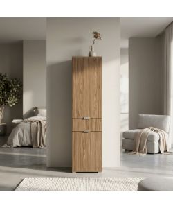 Cosma Armadio 2 Ante 1 Cassetto Marrone Truciolato 45x38x174 cm