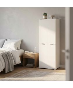 Cosma Armadio 4 Ante Bianco in Truciolato 60x38x174 cm Su Pavimento