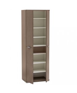 Cosma Armadio 4 Ante Rovere Grigio 60x38x174 cm in Truciolare Bilaminato