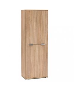 Cosma Armadio 4 Ante Marrone Chiaro cm 75x38x174 in Truciolato