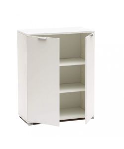 Cosma Armadietto 2 Ante Bianco 60x38x85 cm in Truciolare Bilaminato