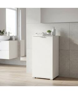Cosma Mobiletto 1 Anta Bianco 45x38x85 cm in Truciolare Bilaminato