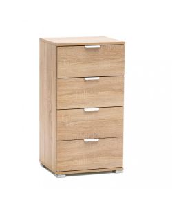 Cosma Mobiletto 4 Cassetti Marrone Chiaro 45x38x85 cm in Truciolare