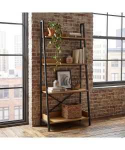 Cosma Libreria Industriale Marrone 4 Ripiani in Legno e Metallo 62x49.5 cm
