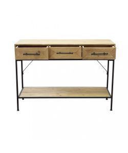 Cosma Mobile Brendan Antracite in Legno e Metallo 3 Cassetti 110,5 cm