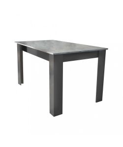 Cosma Tavolo Estensibile Gemma Antracite e Grigio Scuro 160/200x90 cm