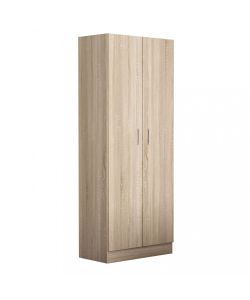 Cosma Armadio 2 Ante Leopold Quercia Chiaro 80x52x190 cm Moderno