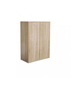 Cosma Mobiletto 2 Ante Quercia Chiaro 68x34x95 cm Design Moderno
