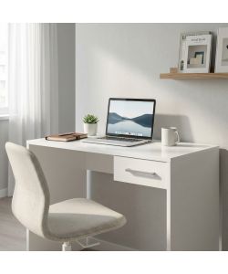 Cosma Porta PC Tom Bianco Rettangolare 90x45x74 cm con Cassetto