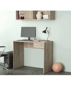 Cosma Scrivania Porta PC Olmo 90x45x74 cm Rettangolare Moderna con Cassetto