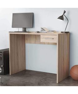 Cosma Scrivania Porta PC Quercia Chiaro 90x45x74 cm con Cassetto