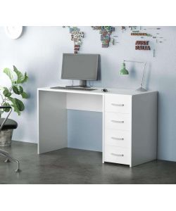 Cosma Porta PC Topaz Bianco 120x50x74 cm in Truciolato Rettangolare