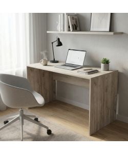 Cosma Scrivania Rettangolare Olmo 138,5x68x75h cm Moderna per Ufficio