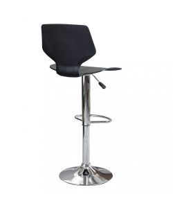 Cosma Sgabello Joshua Metallo Plastica Nero 39,5x44,5x58/78 cm