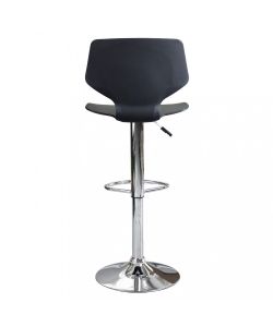 Cosma Sgabello Joshua Metallo Plastica Nero 39,5x44,5x58/78 cm