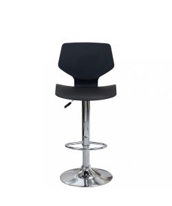 Cosma Sgabello Joshua Metallo Plastica Nero 39,5x44,5x58/78 cm