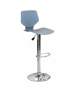 Cosma Sgabello Joshua Grigio Metallo e Plastica 39,5x44,5x58/78 cm