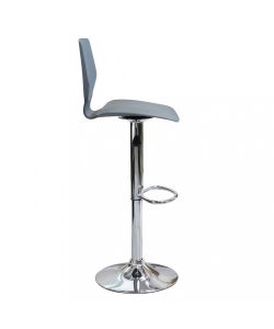 Cosma Sgabello Joshua Grigio Metallo e Plastica 39,5x44,5x58/78 cm