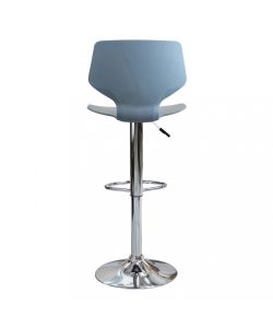 Cosma Sgabello Joshua Grigio Metallo e Plastica 39,5x44,5x58/78 cm