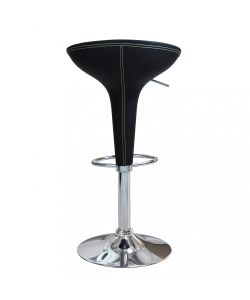 Cosma Sgabello Jago in Metallo e Plastica Nero 39,5x44,5x58/78 h
